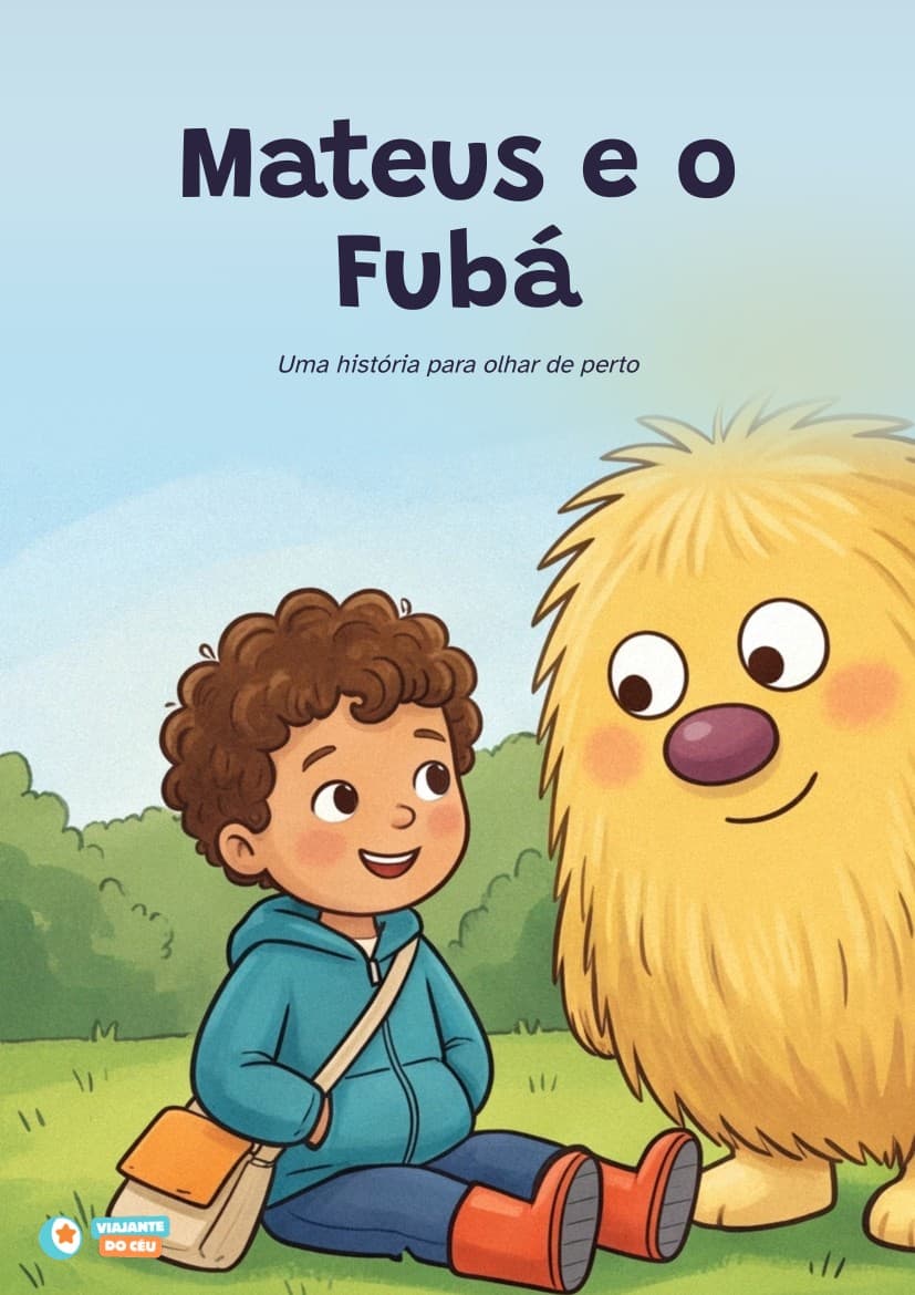 Capa do livro O Fubá personalizado