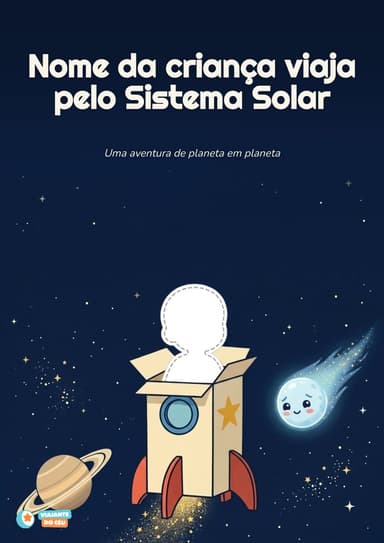 Viagem pelo Sistema Solar: livro personalizado