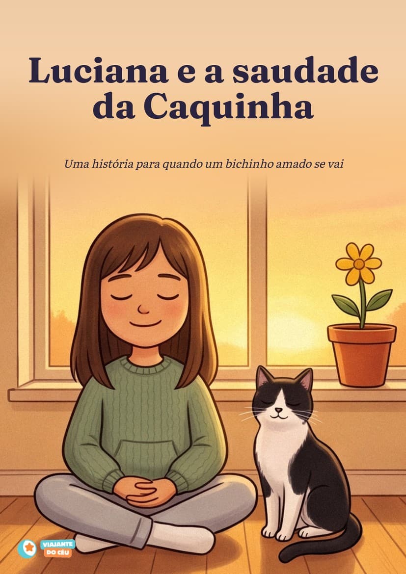 Capa do livro A saudade do pet: quando o bichinho se vai personalizado