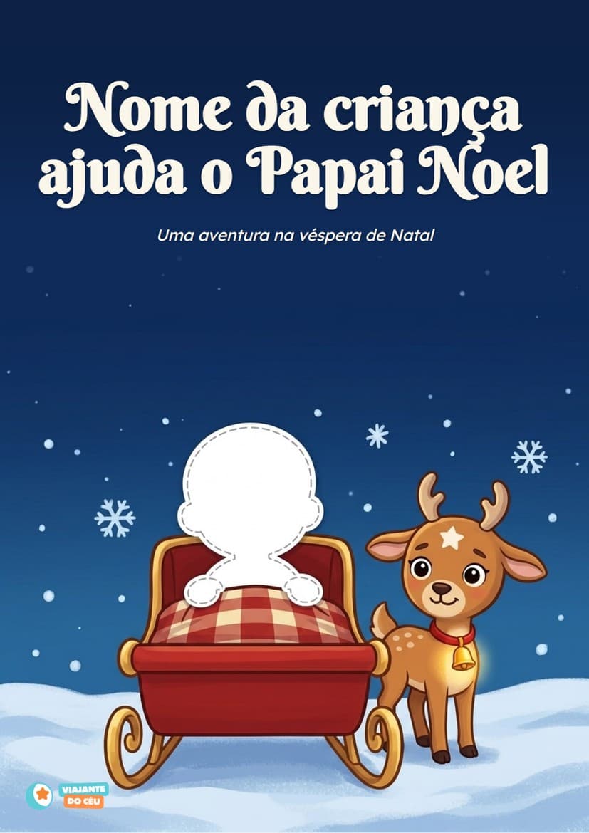 Capa de Ajudante do Papai Noel