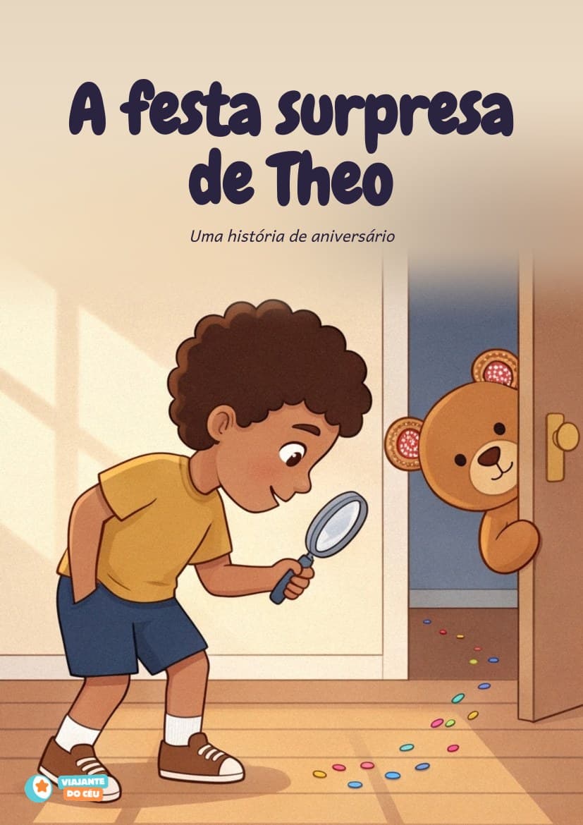 Capa do livro A festa surpresa personalizado