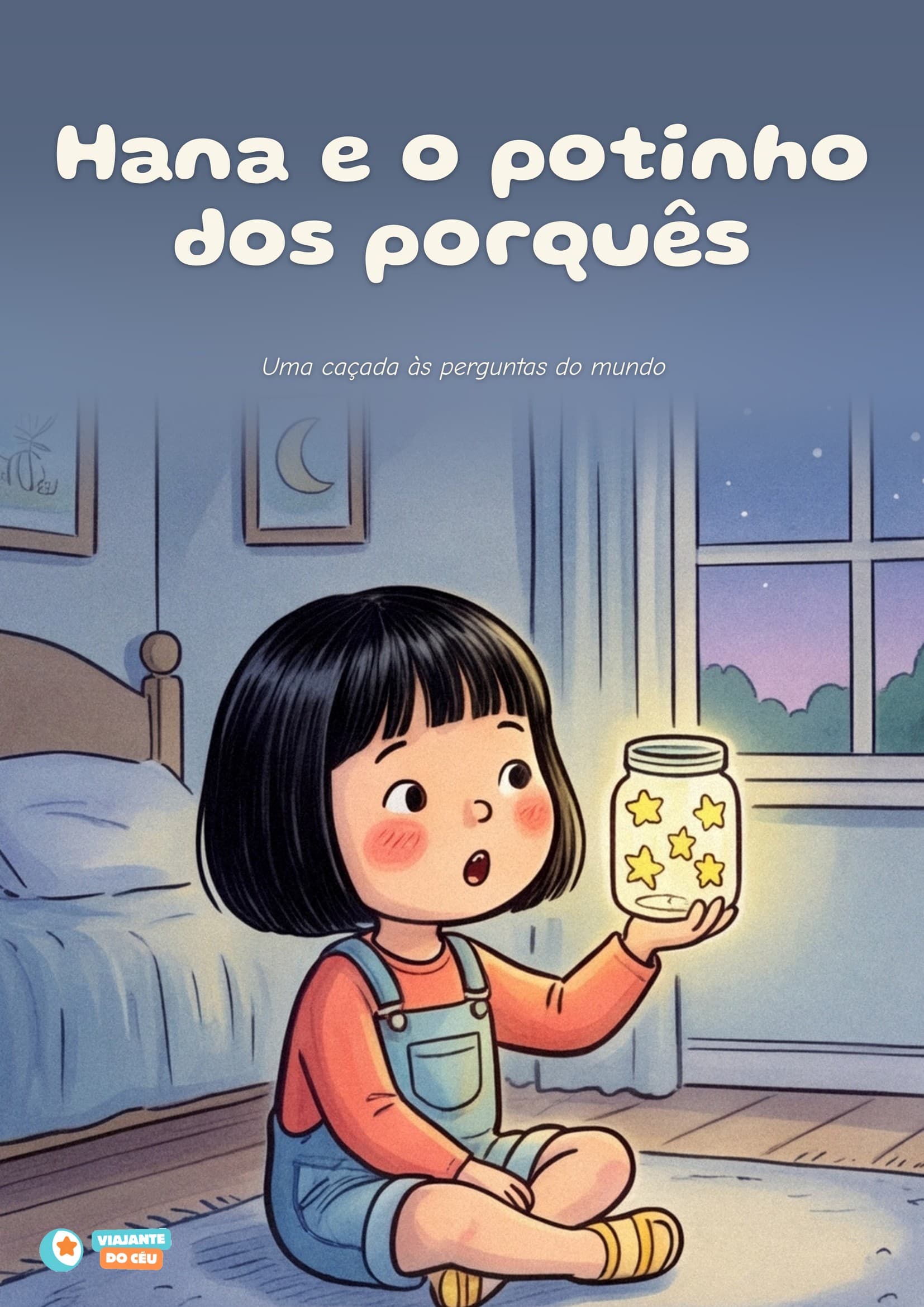 Capa do livro O potinho dos porquês personalizado