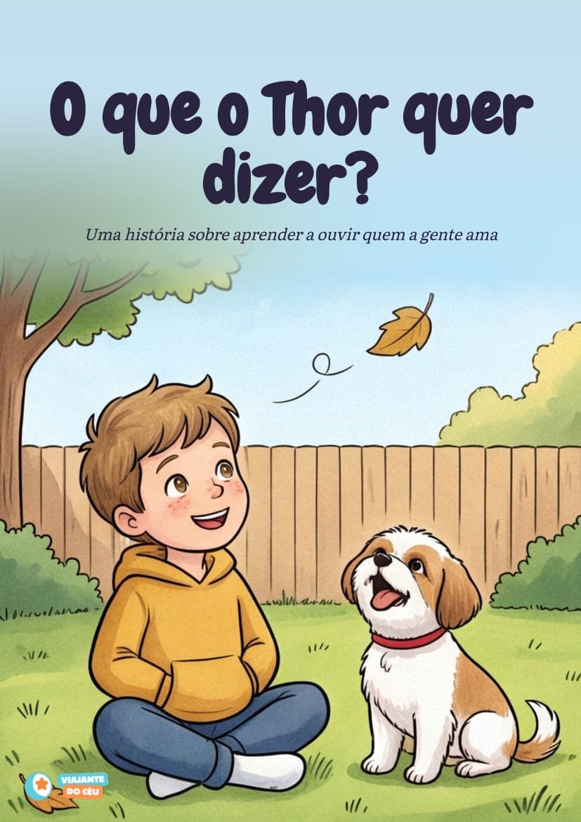 Capa do livro O que o cachorro quer dizer? personalizado