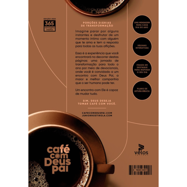 Livro Café com Deus Pai 2025: Porções Diárias de Transformação - Imagem 2